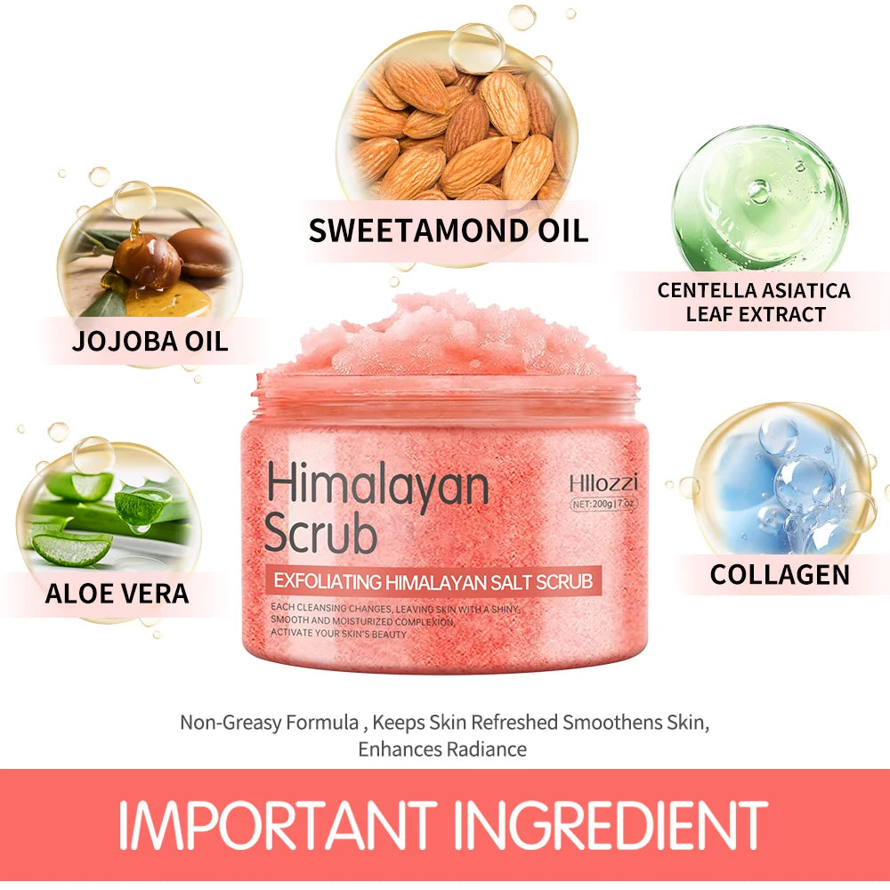 Himalayan salt scrub for skin