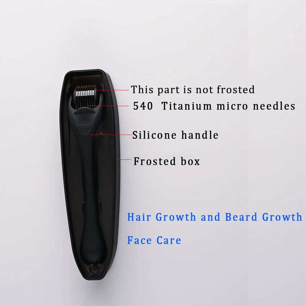 Beard Derma Roller Titanium For Hair Growth