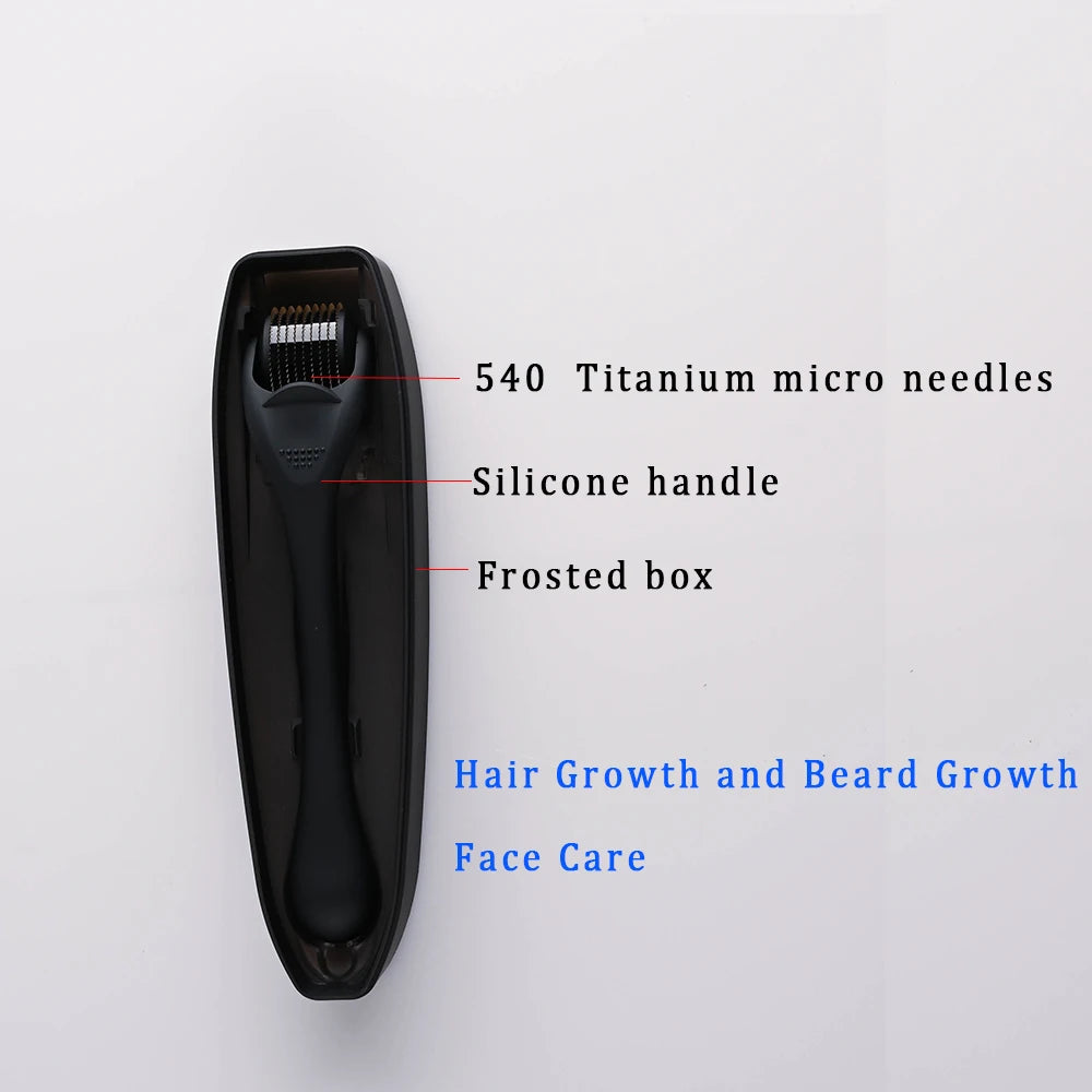 Beard Derma Roller Titanium For Hair Growth