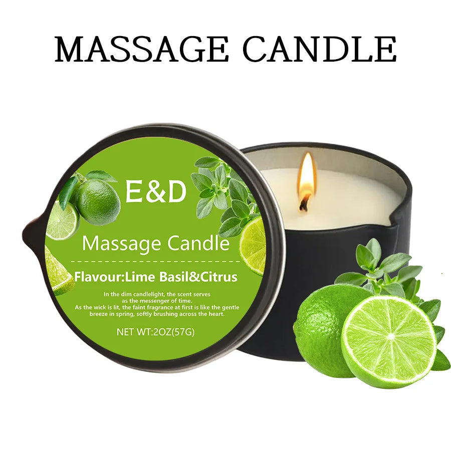 Massage Oil Aromatherapy Candle