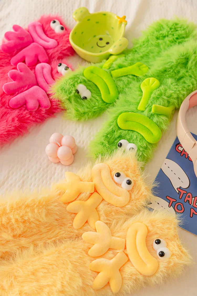 Funny Monster Socks Women