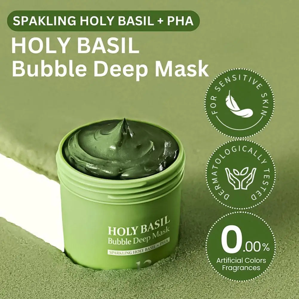 Korean Holy Basil Bubble Mask