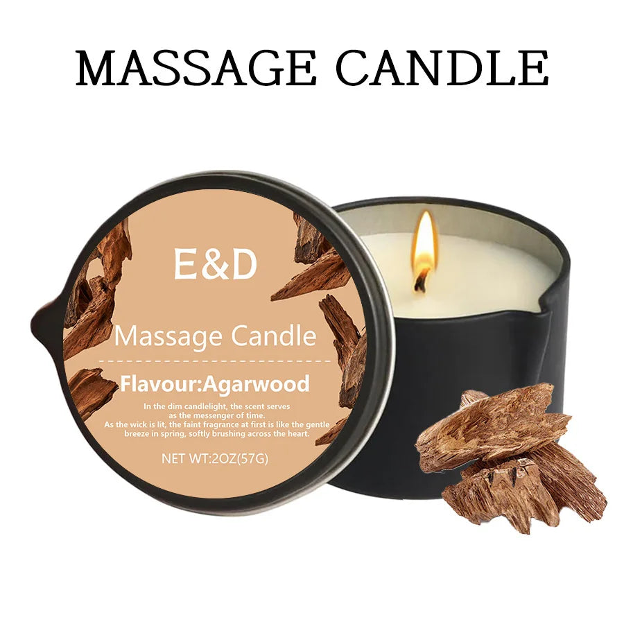 Massage Oil Aromatherapy Candle
