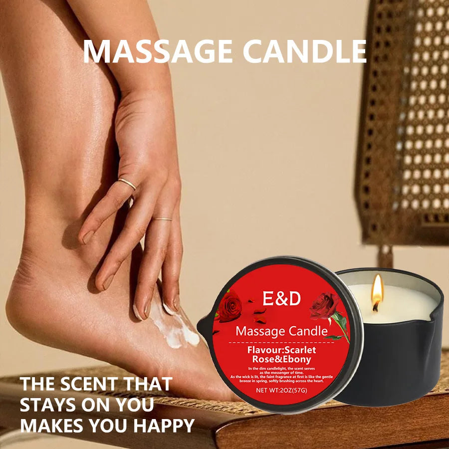 Massage Oil Aromatherapy Candle