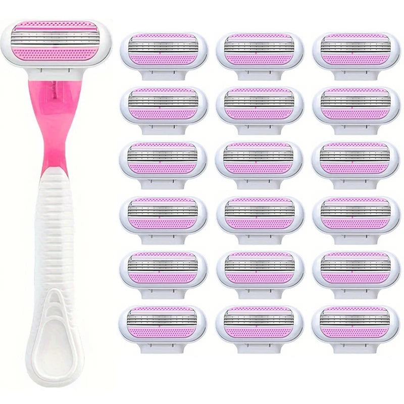 Venus Compatible Safety Razor & Blade Set