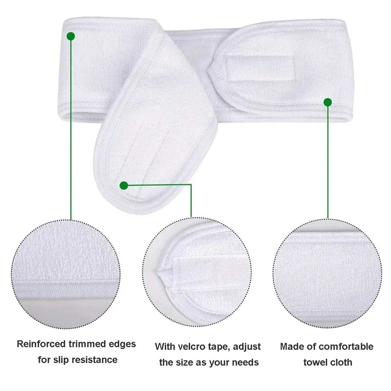 Adjustable Women's Spa Headband