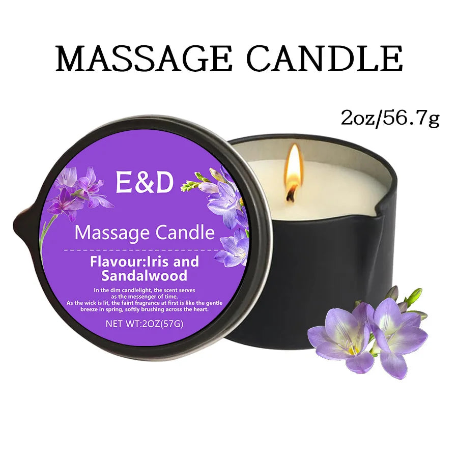 Massage Oil Aromatherapy Candle