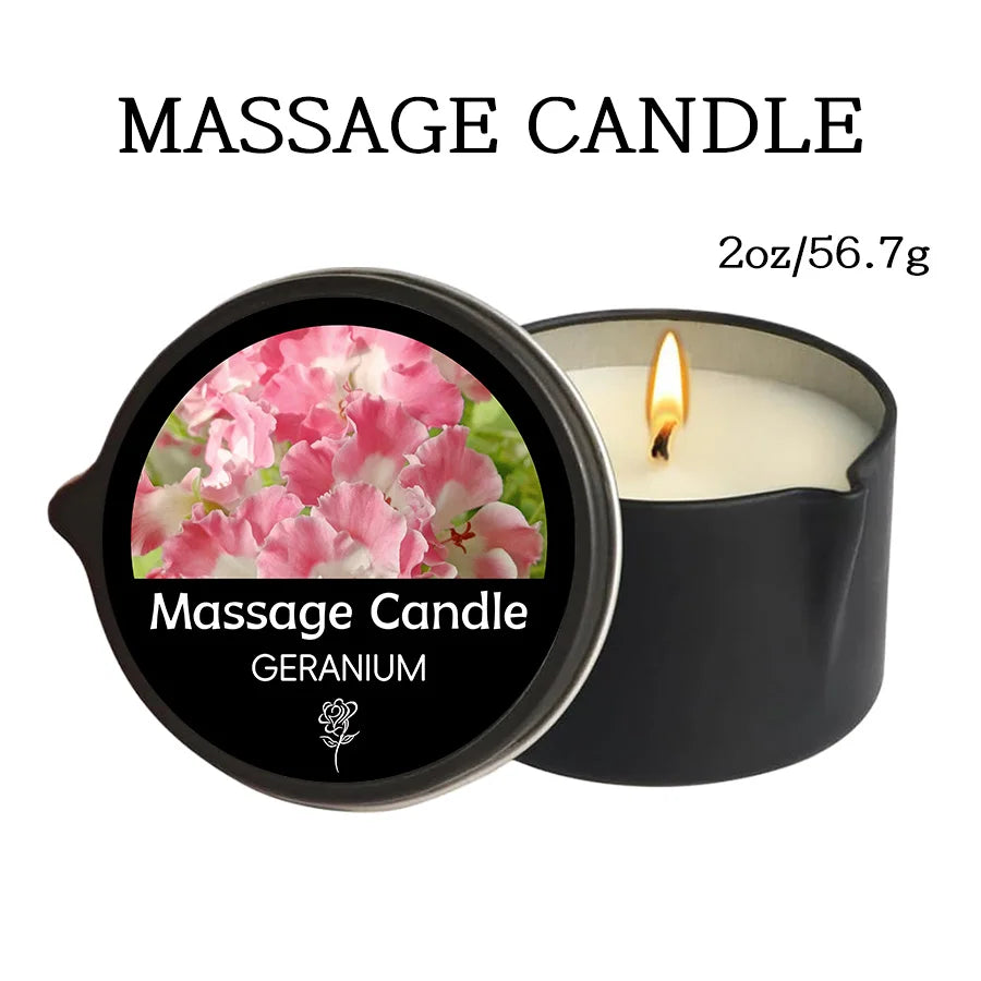 Massage Oil Aromatherapy Candle