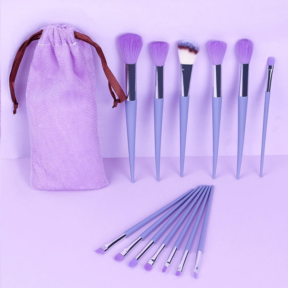 13PCS Makeup Brush Set with Puffs