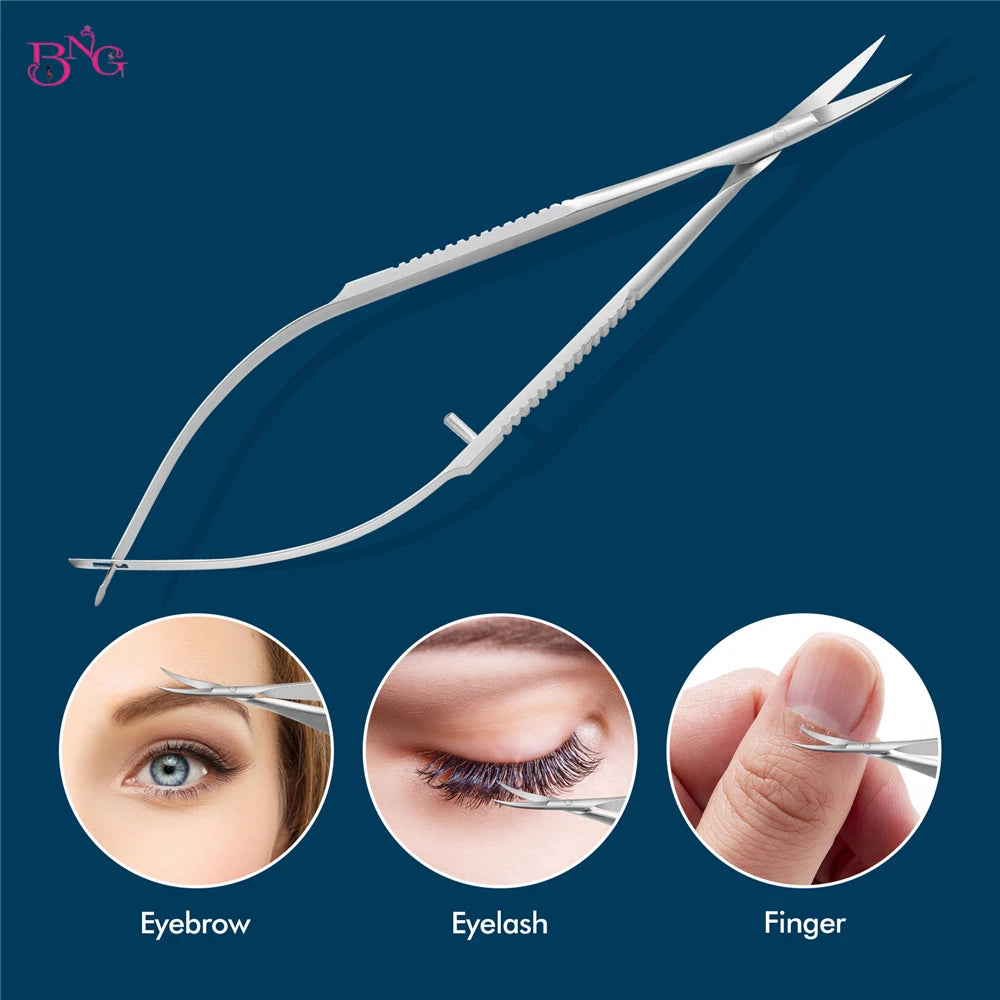 Stainless Steel Eyebrow Makeup Scissors