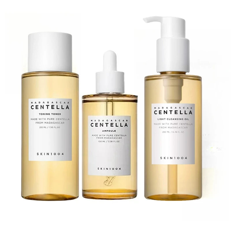 Korean Centella Toner, Oil & Serum Set