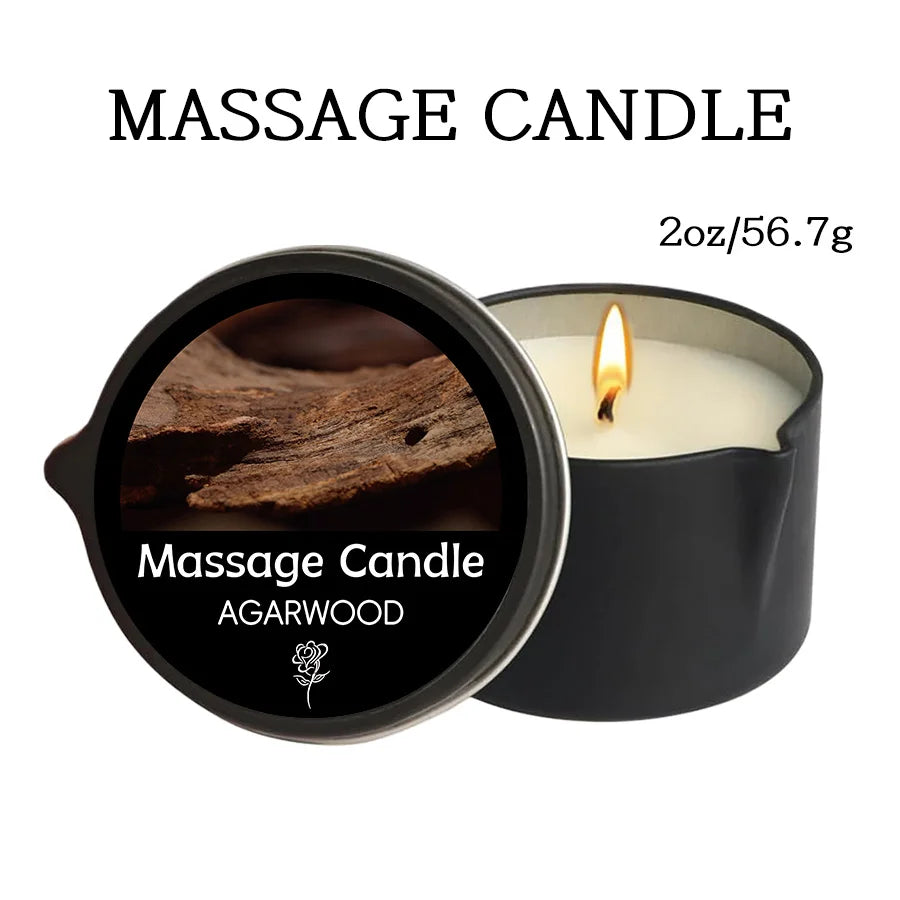 Massage Oil Aromatherapy Candle
