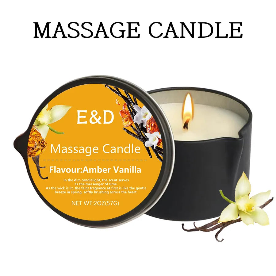 Massage Oil Aromatherapy Candle