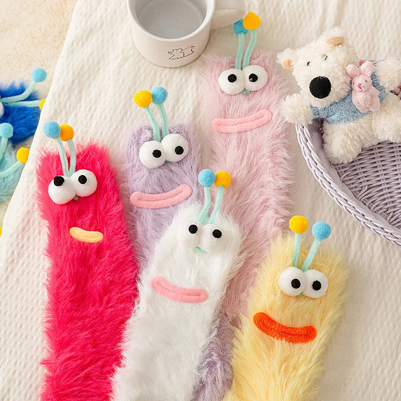 Funny Monster Socks Women