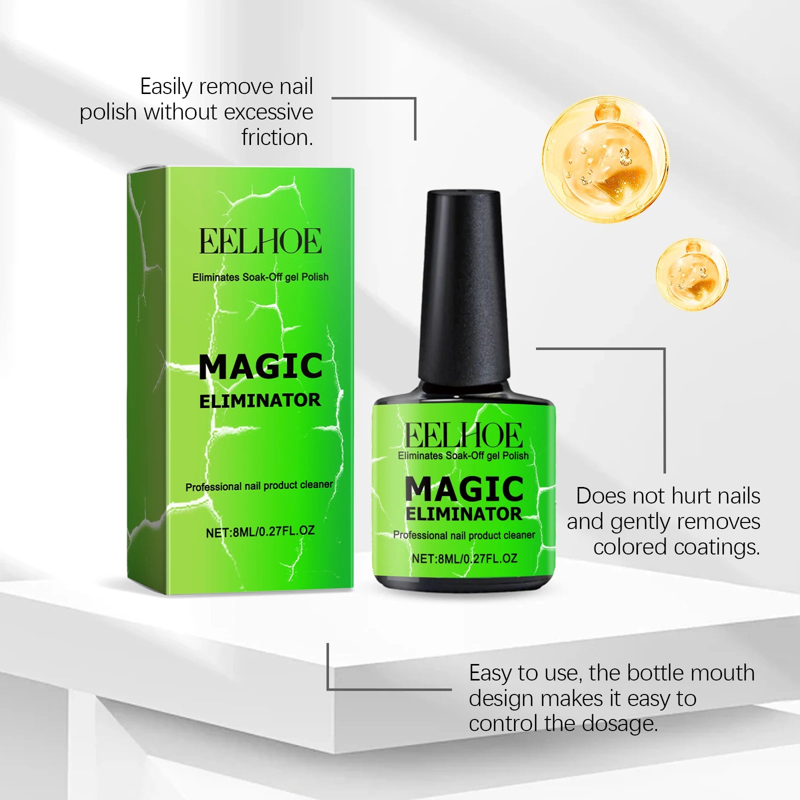 Magic Remover Nail Polish Harmless