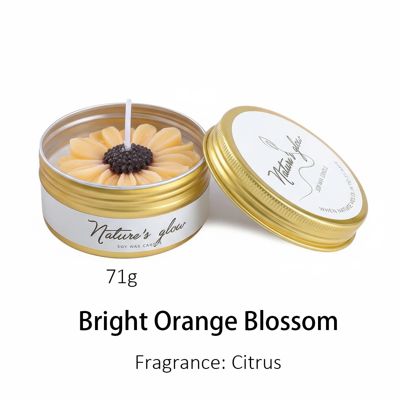Chamomile Scented Soy Wax Candle