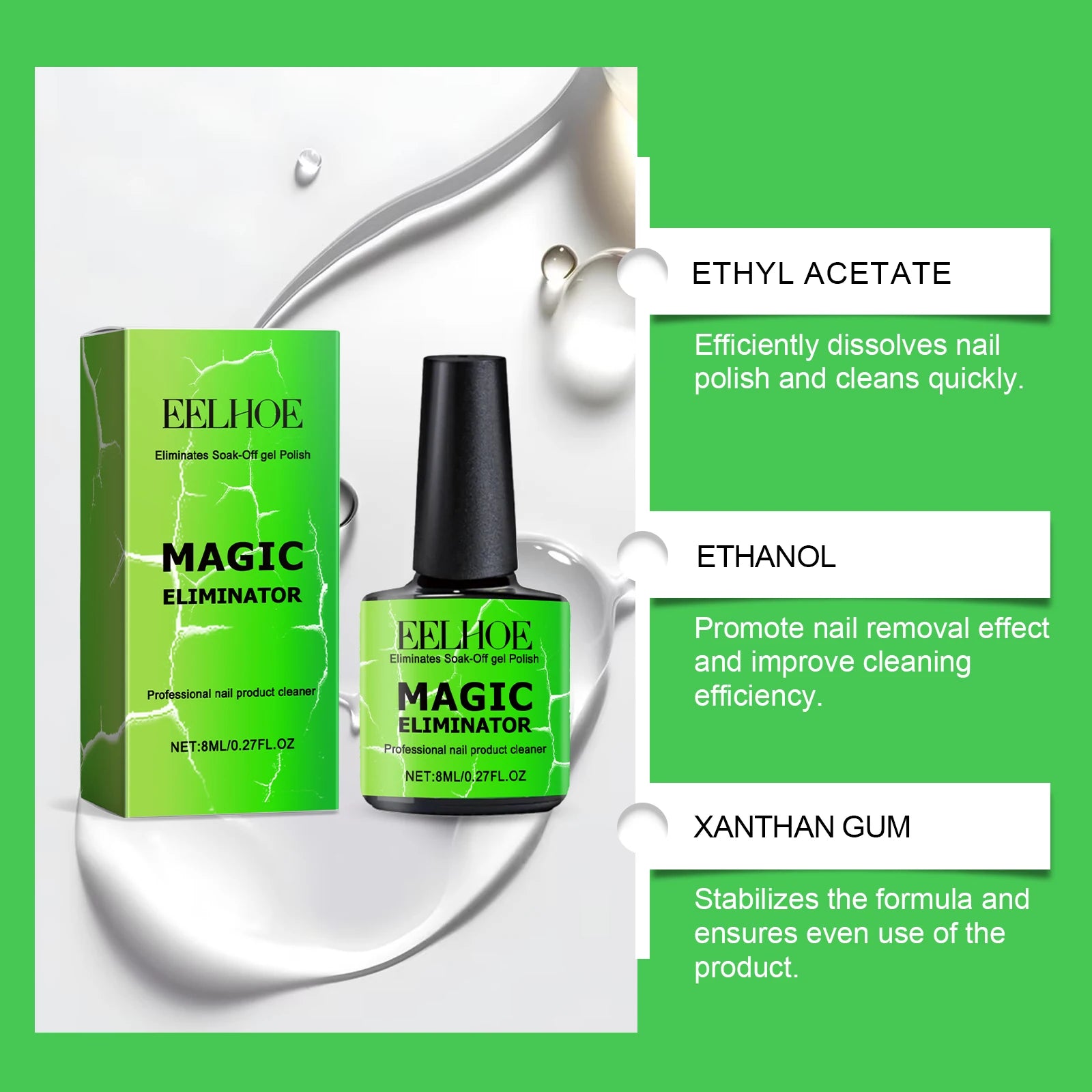 Magic Remover Nail Polish Harmless