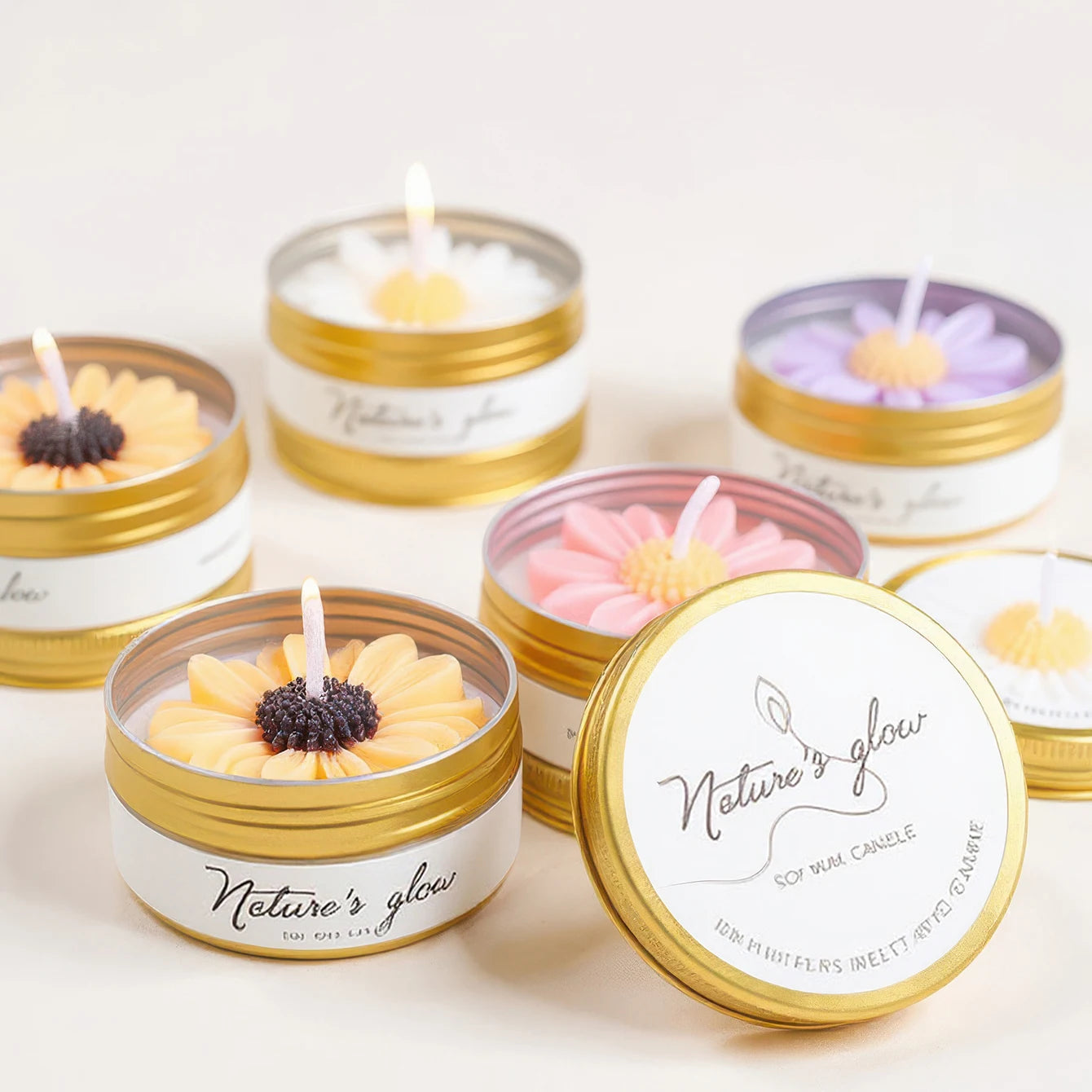 Chamomile Scented Soy Wax Candle