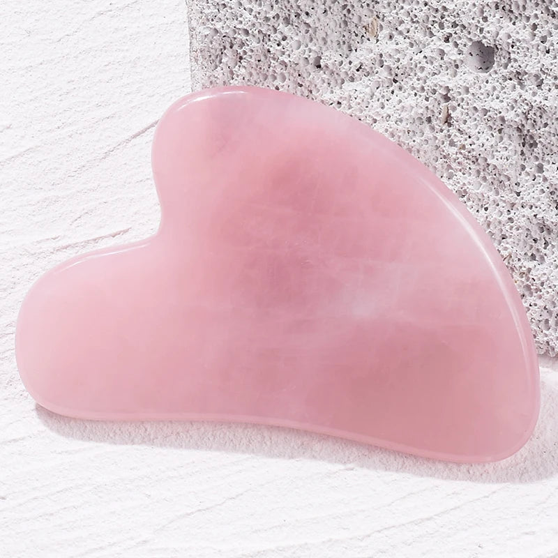Natural Jade Gua Sha Scraper Facial Massager Tool