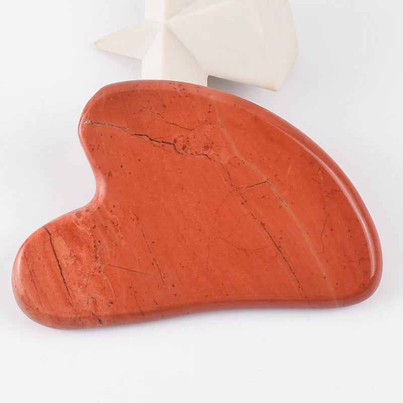 Natural Jade Gua Sha Scraper Facial Massager Tool