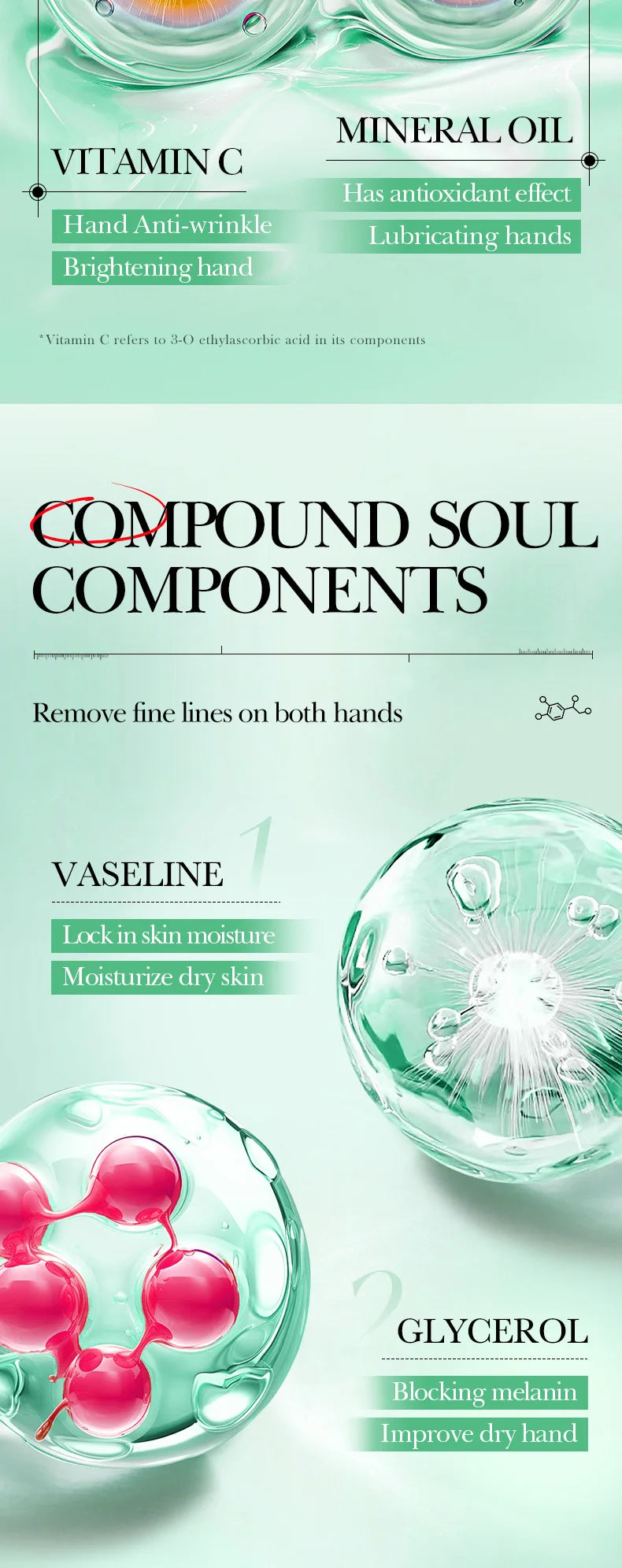 Anti-Drying Crack Moisturizing Brightening Repairing Hand Creams
