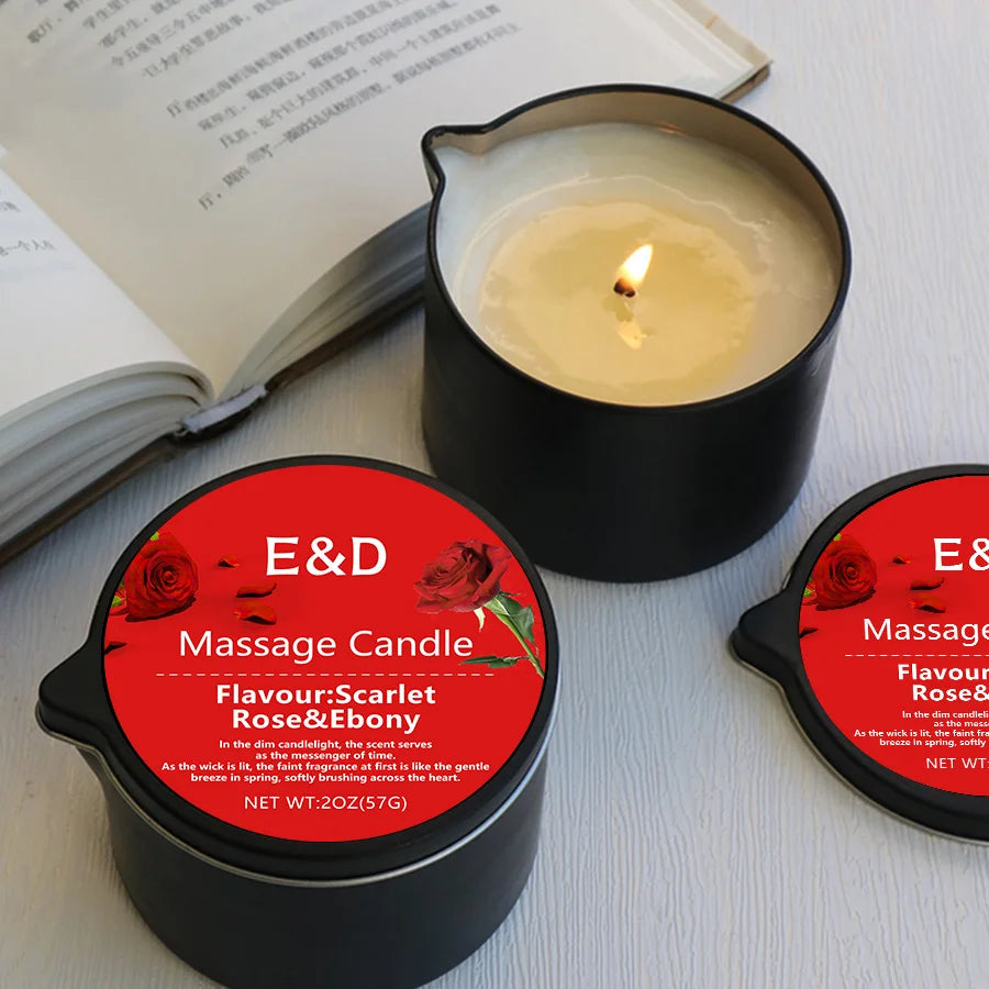 Massage Oil Aromatherapy Candle