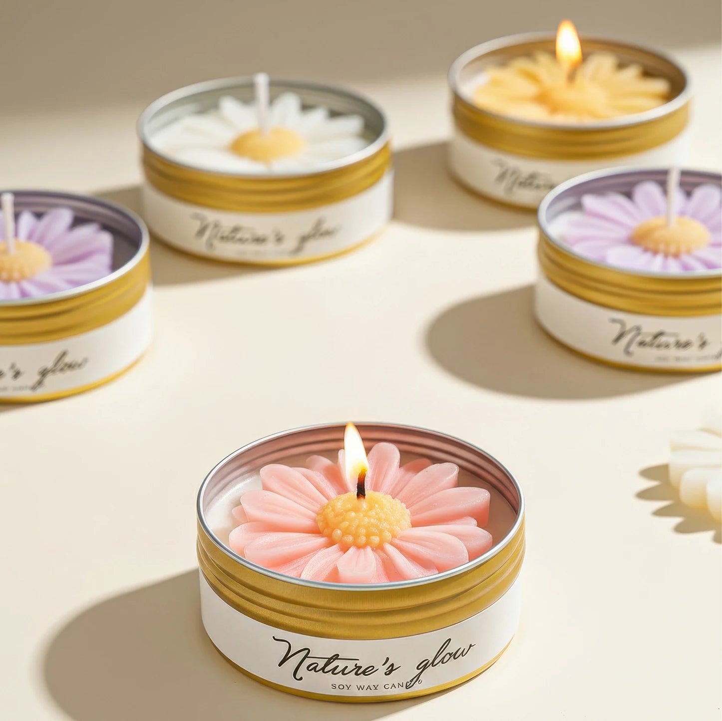 Chamomile Scented Soy Wax Candle
