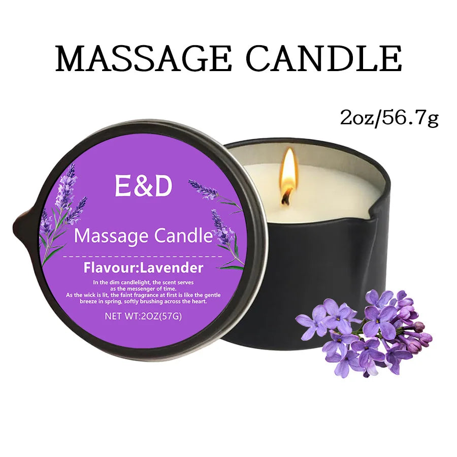 Massage Oil Aromatherapy Candle