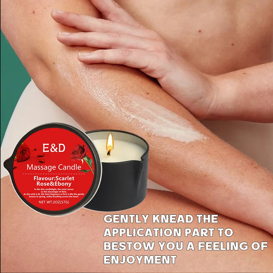 Massage Oil Aromatherapy Candle