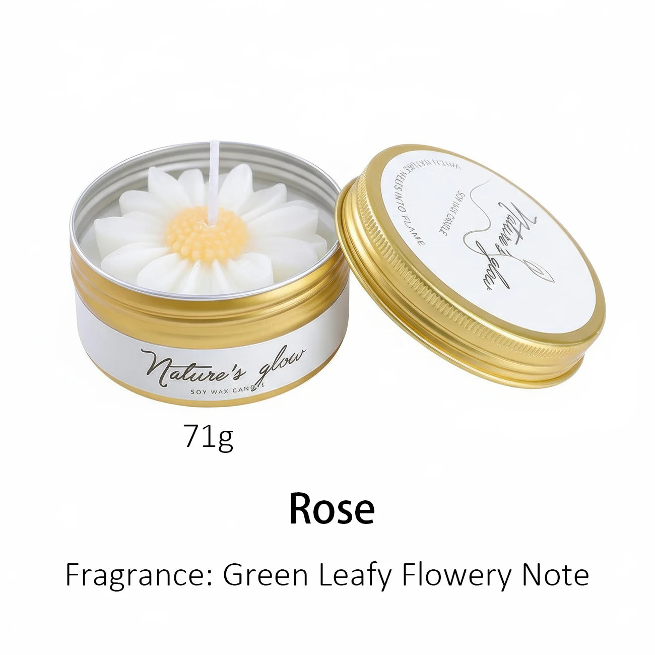 Chamomile Scented Soy Wax Candle