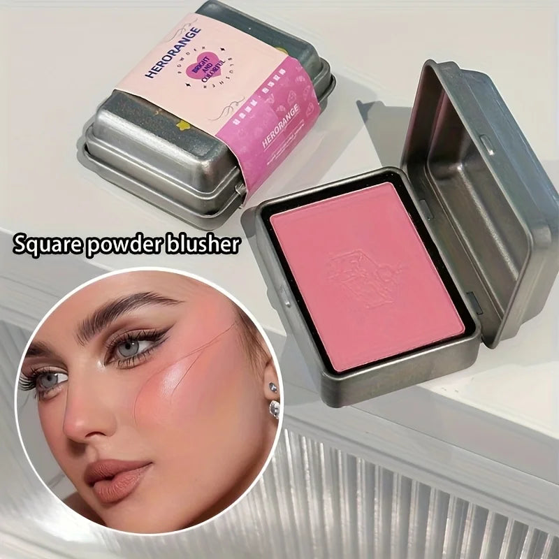 Herorange 6-Color Tinplate Blush Palette