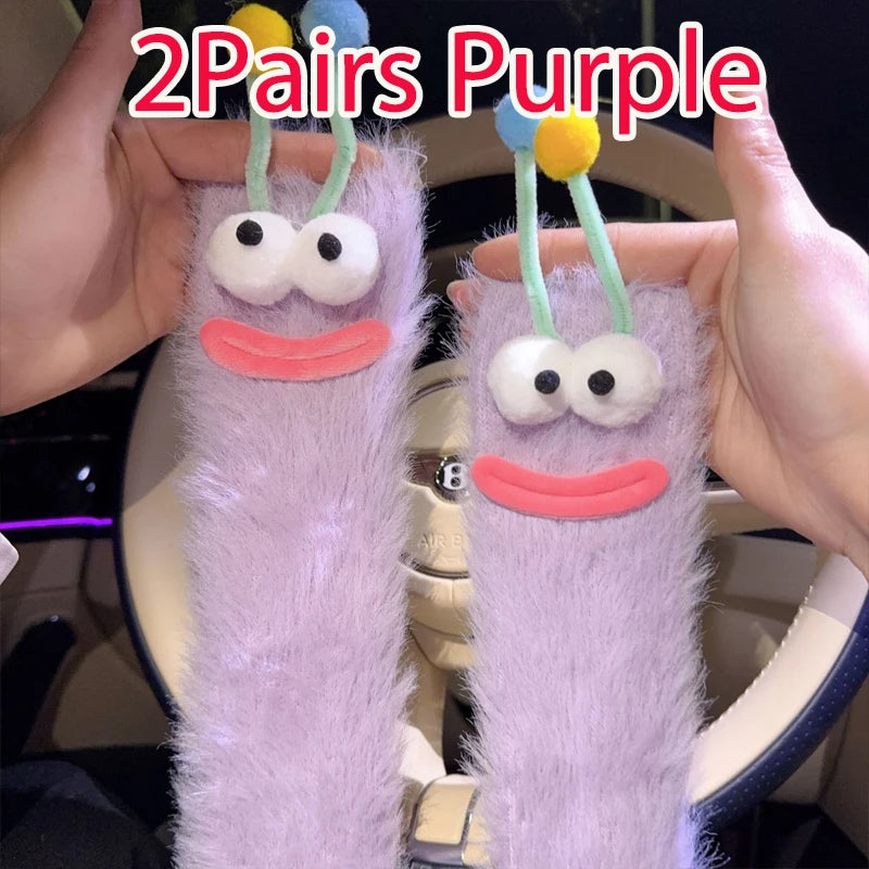 Funny Monster Socks Women