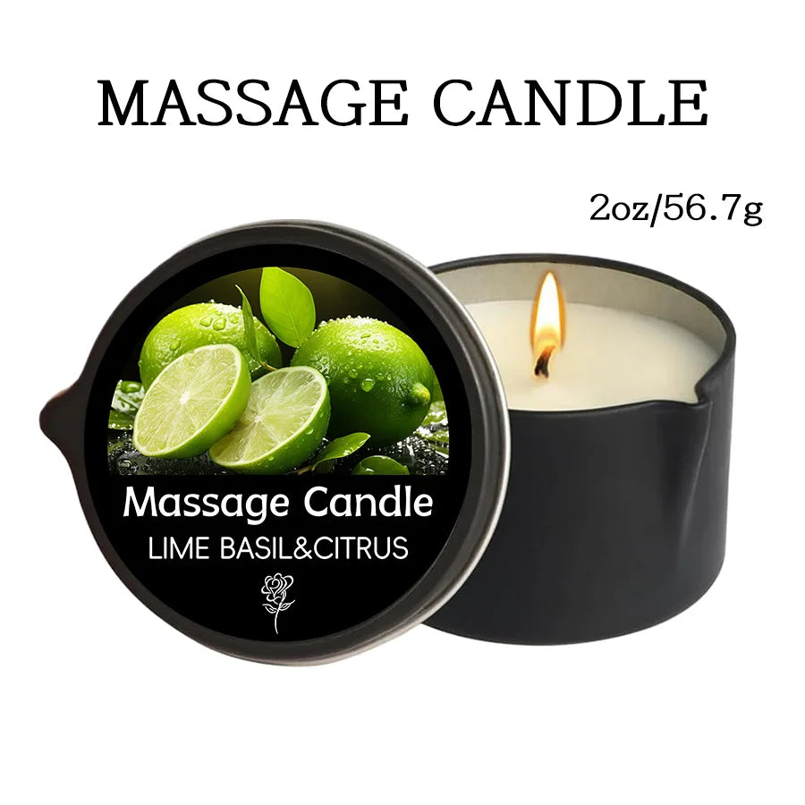 Massage Oil Aromatherapy Candle