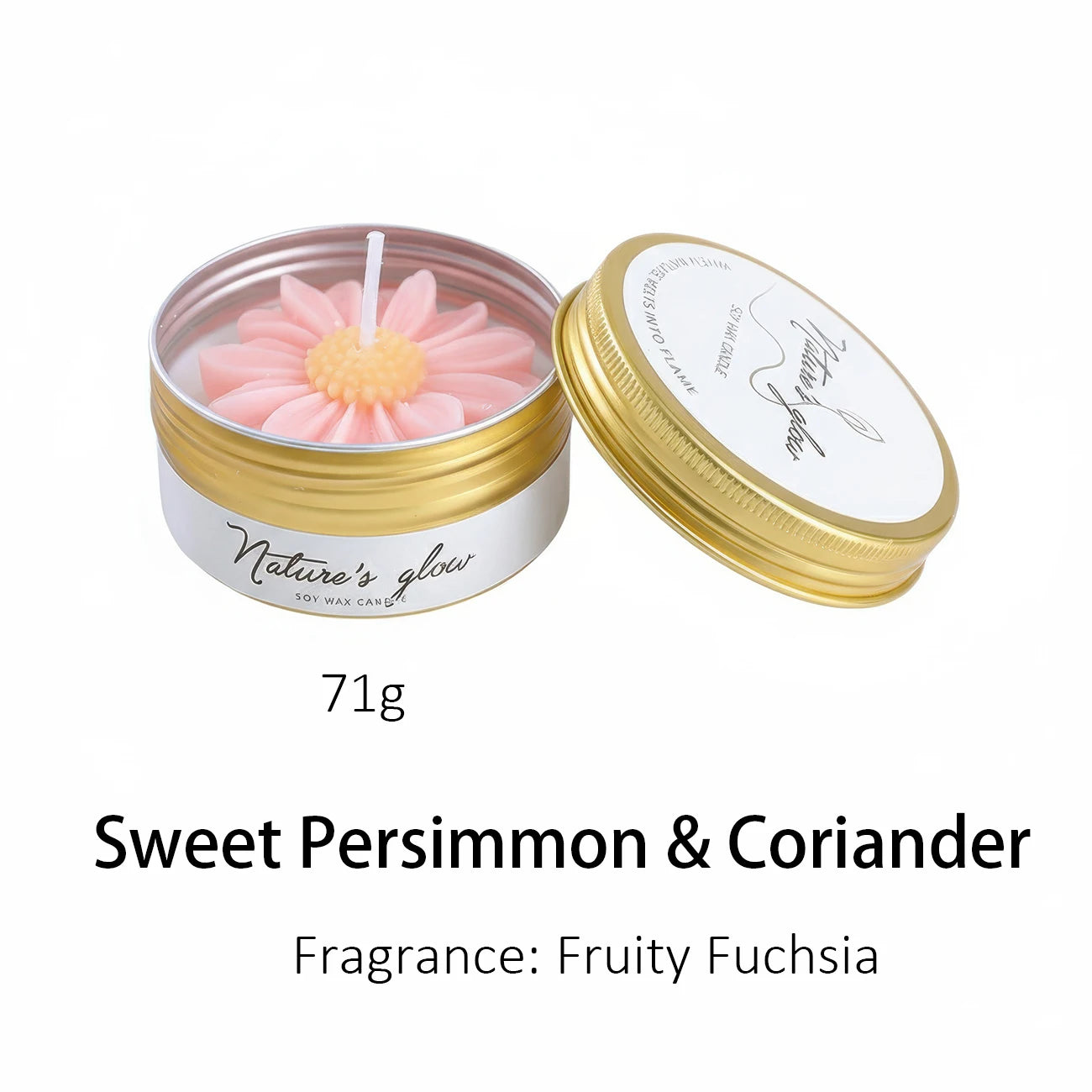 Chamomile Scented Soy Wax Candle