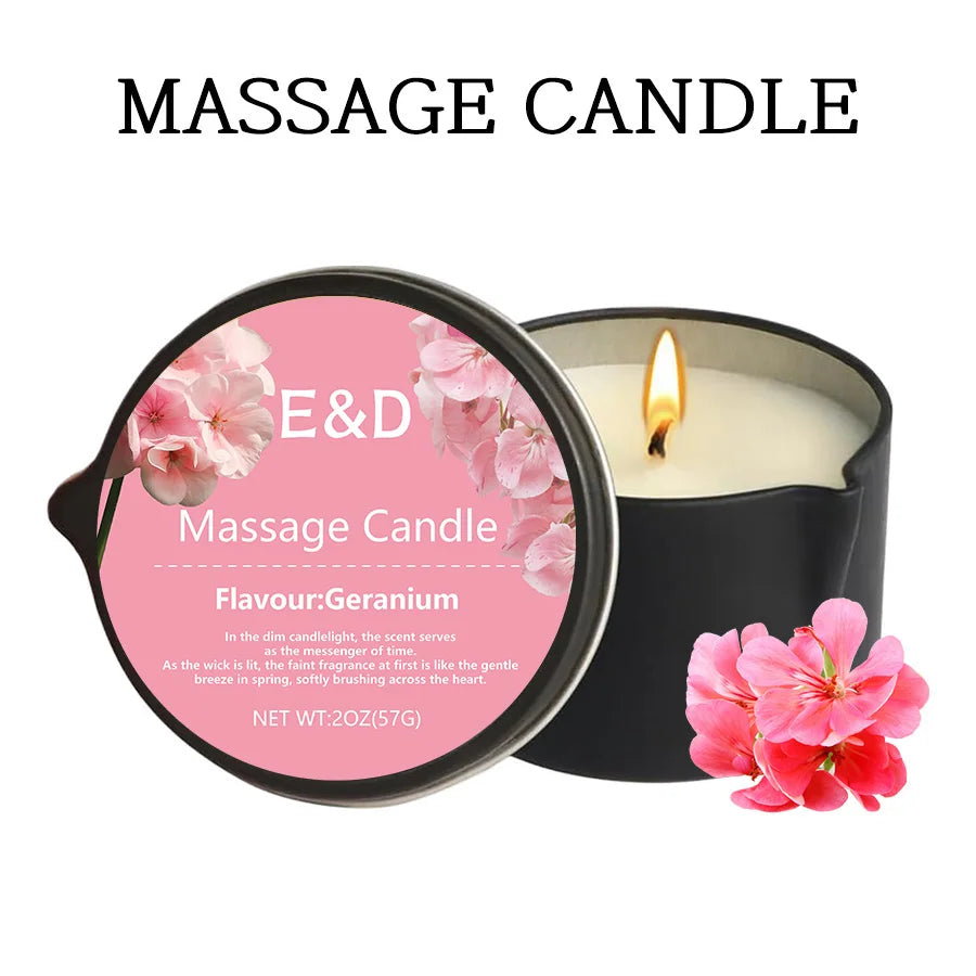 Massage Oil Aromatherapy Candle