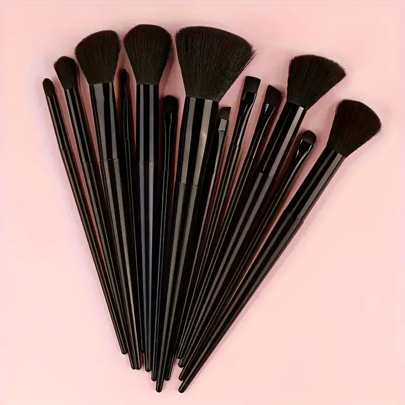 13PCS Makeup Brush Set with Puffs