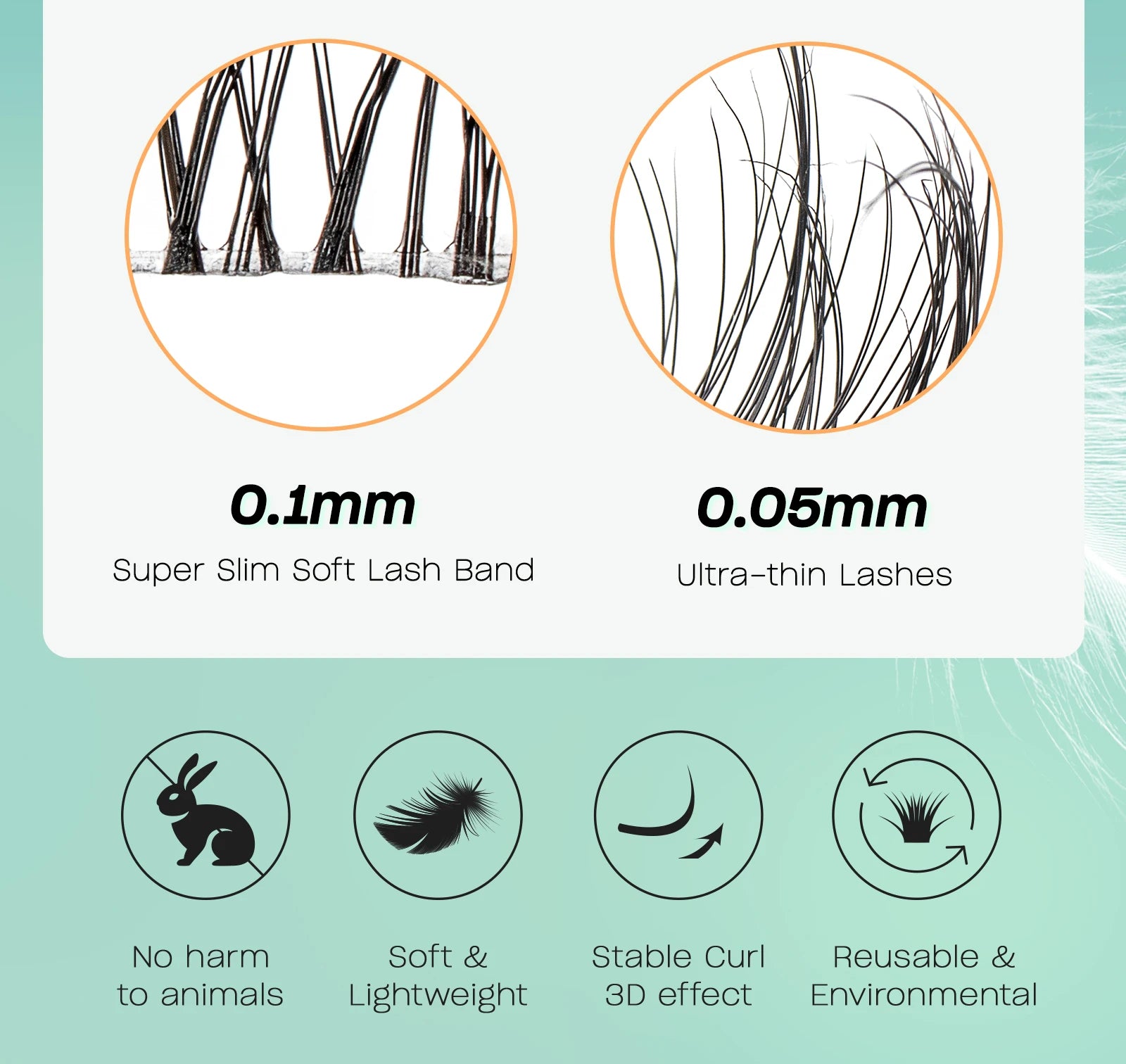 Thin Band Resuable Natural Lashes