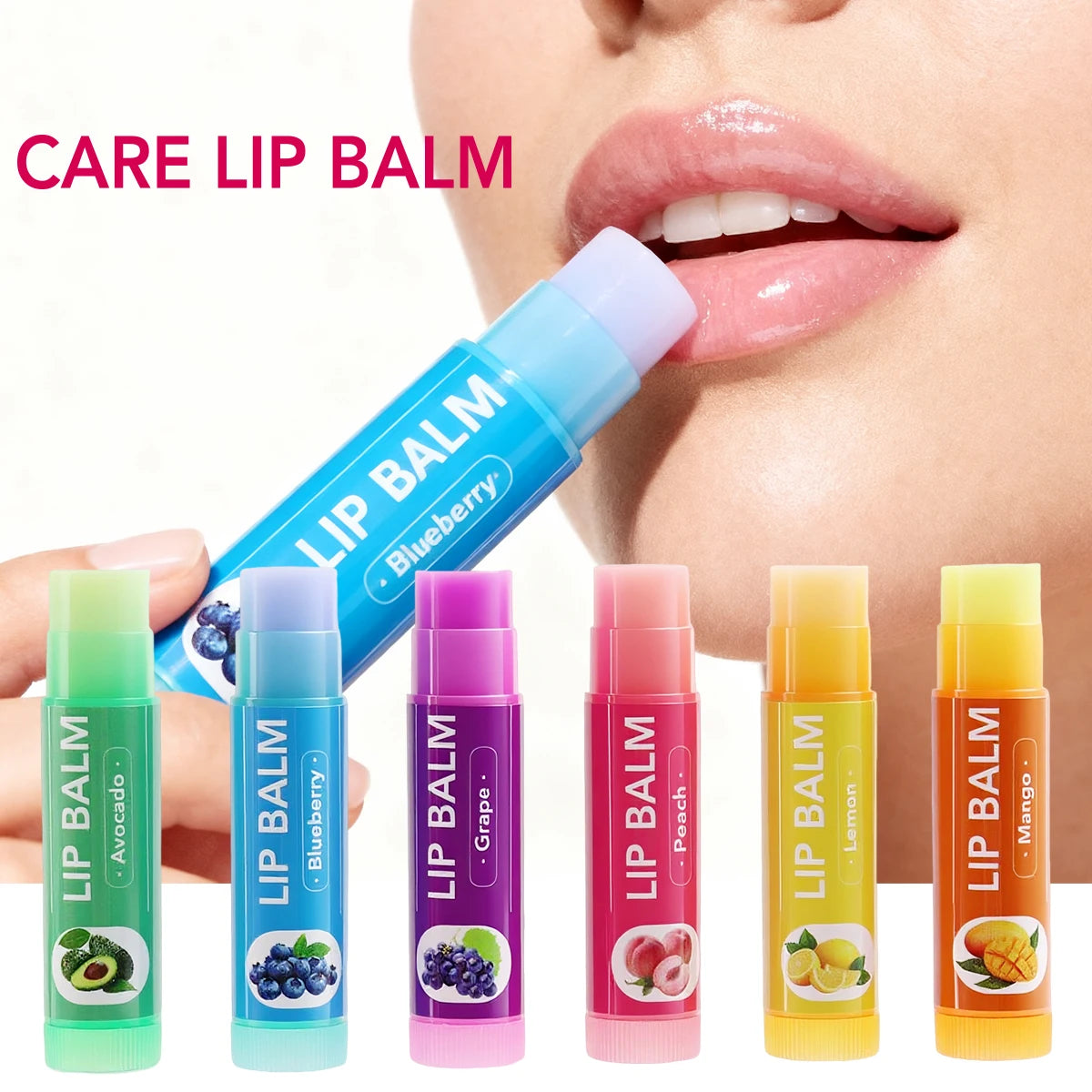Cute Fruit Lip Balm Set
