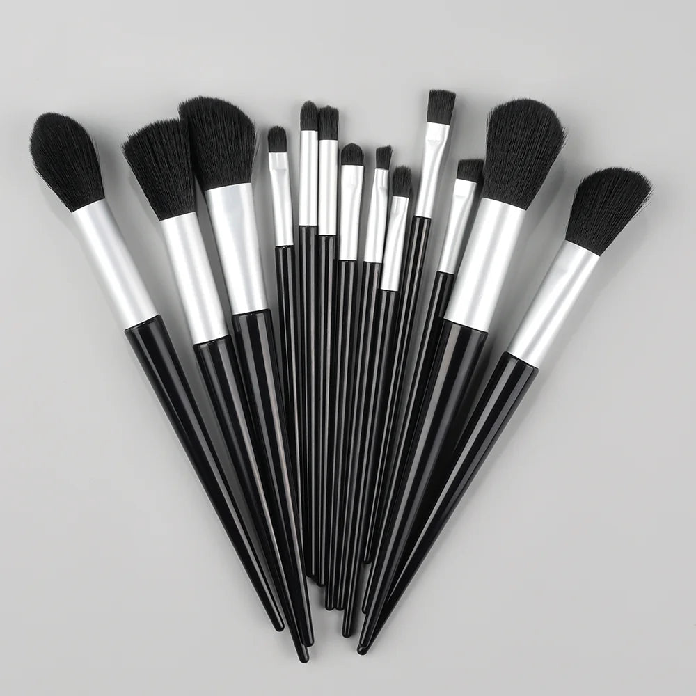 13PCS Makeup Brush Set with Puffs