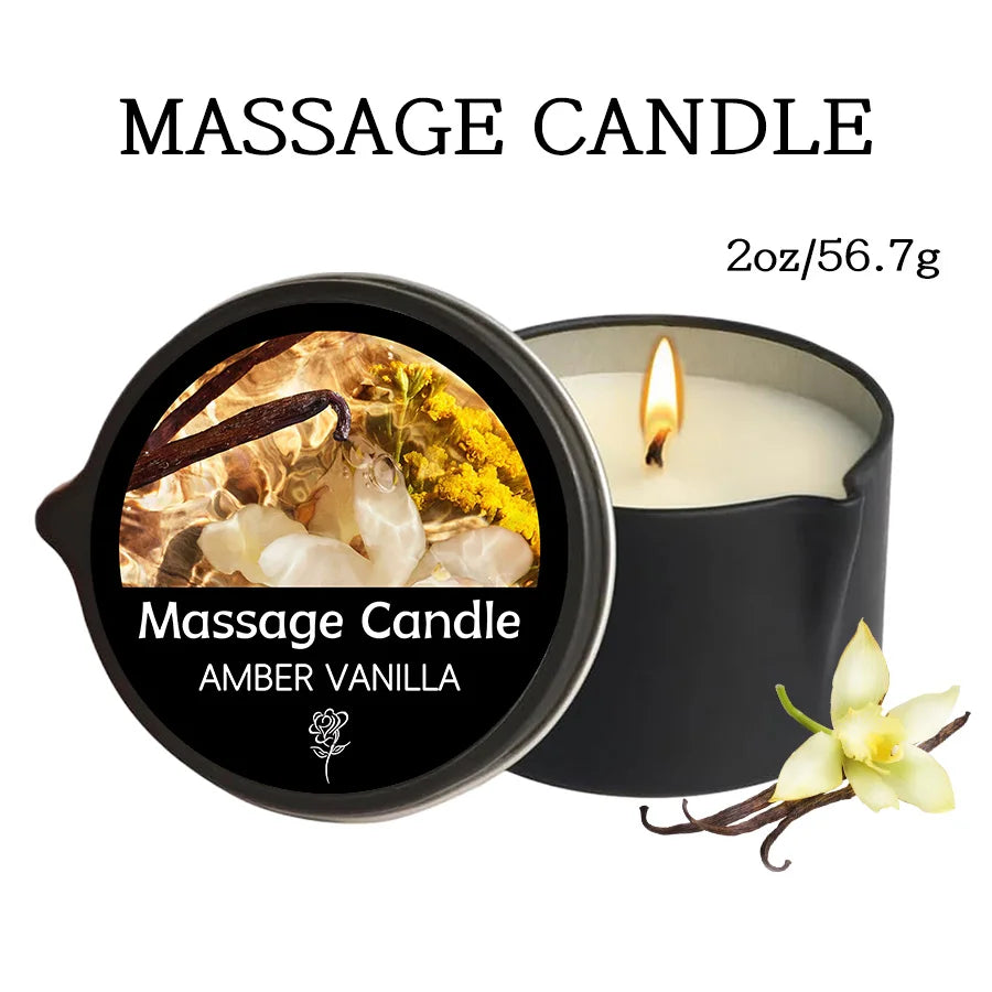 Massage Oil Aromatherapy Candle