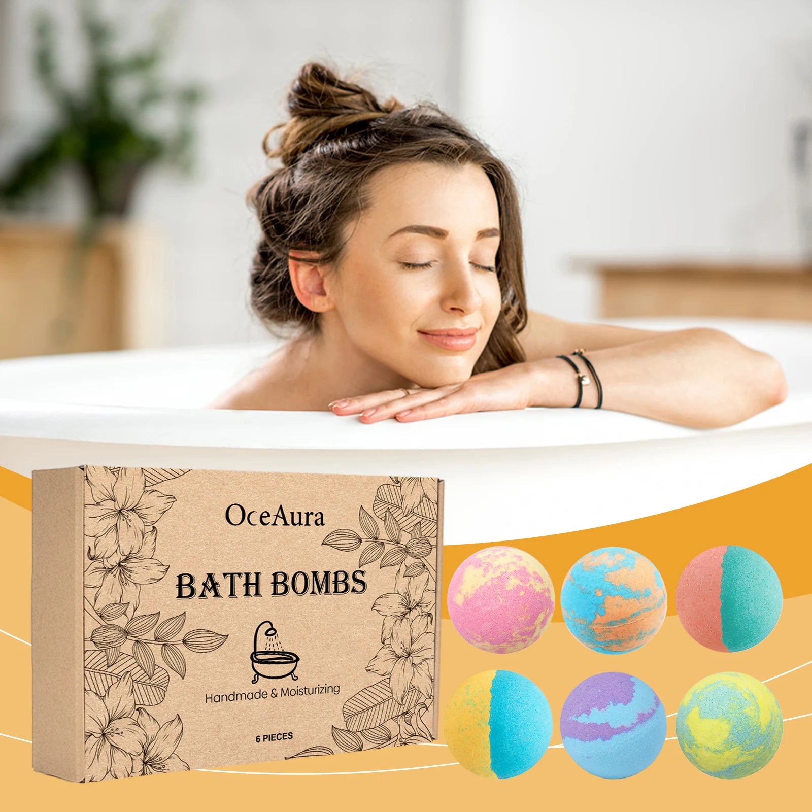 Floral Bath Bomb Set