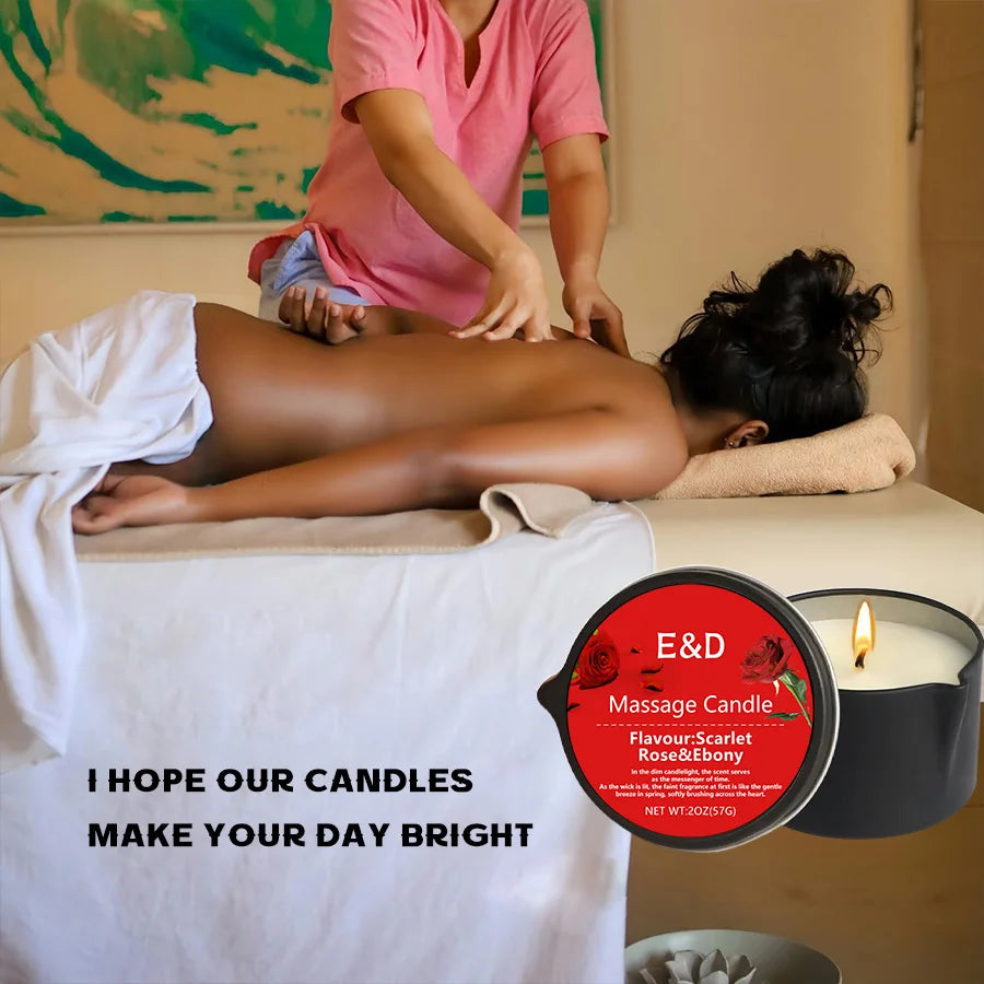 Massage Oil Aromatherapy Candle