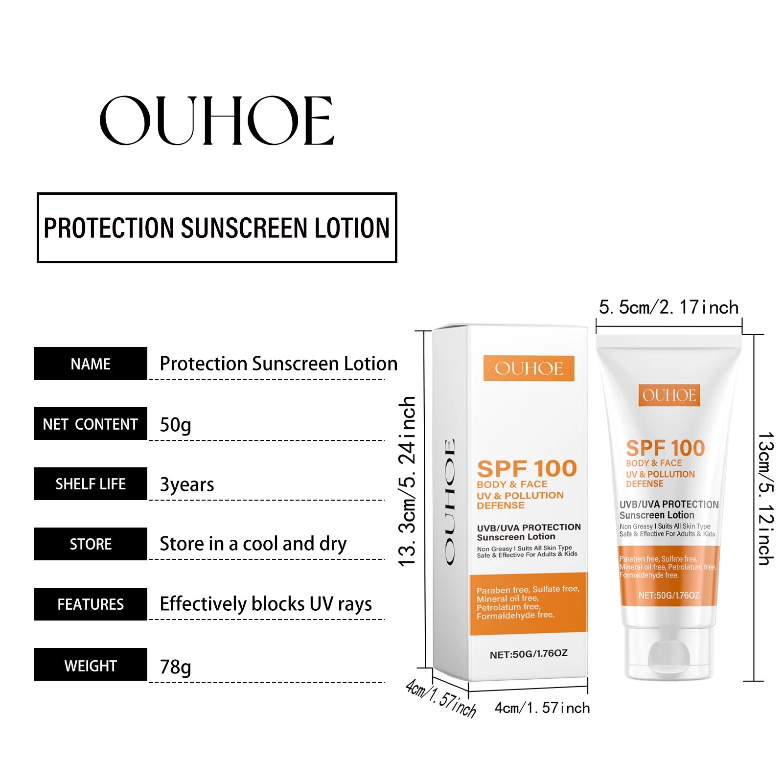 Face Sunscreen Cream