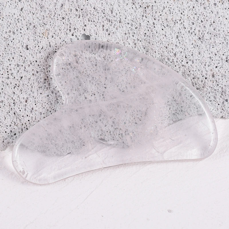 Natural Jade Gua Sha Scraper Facial Massager Tool