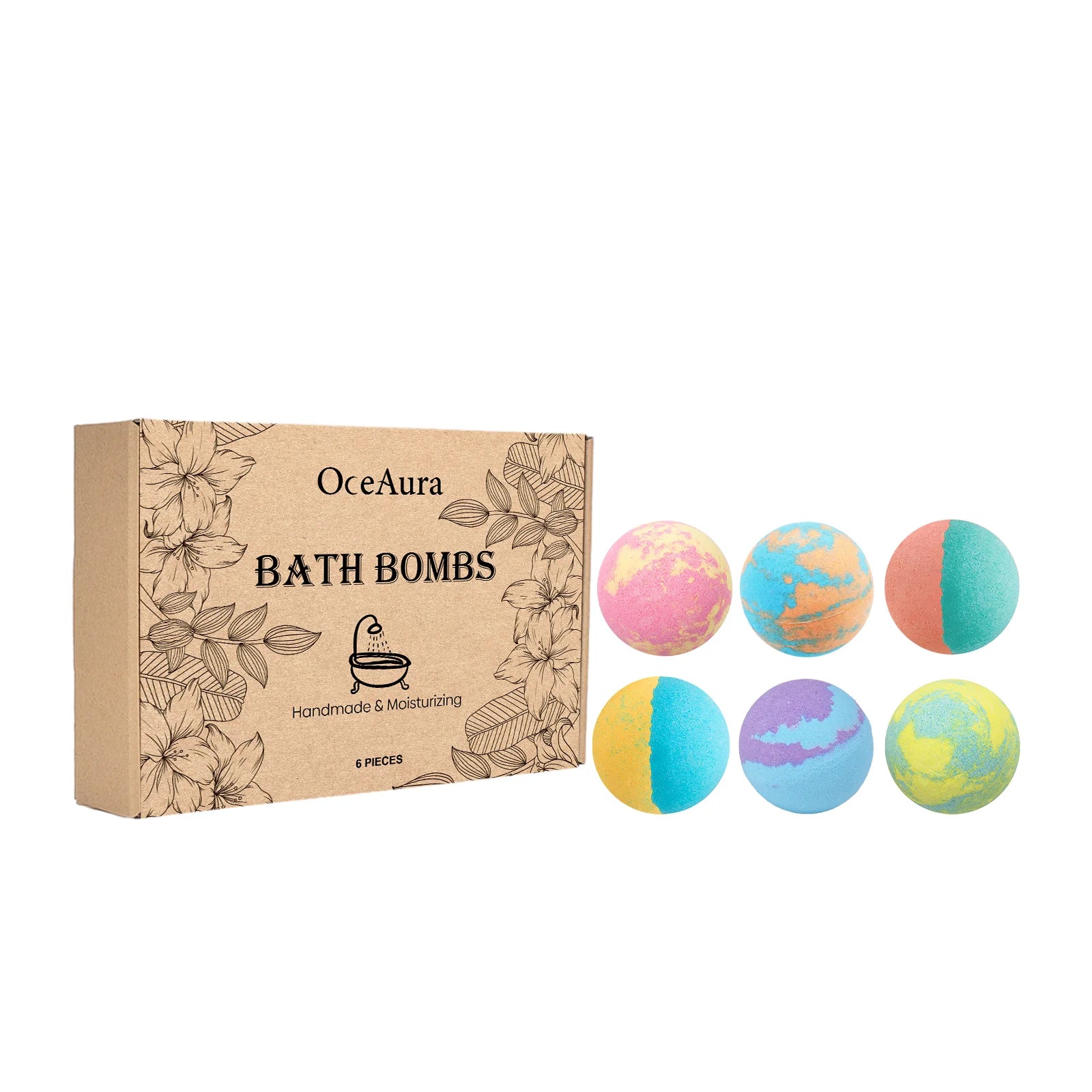 Floral Bath Bomb Set