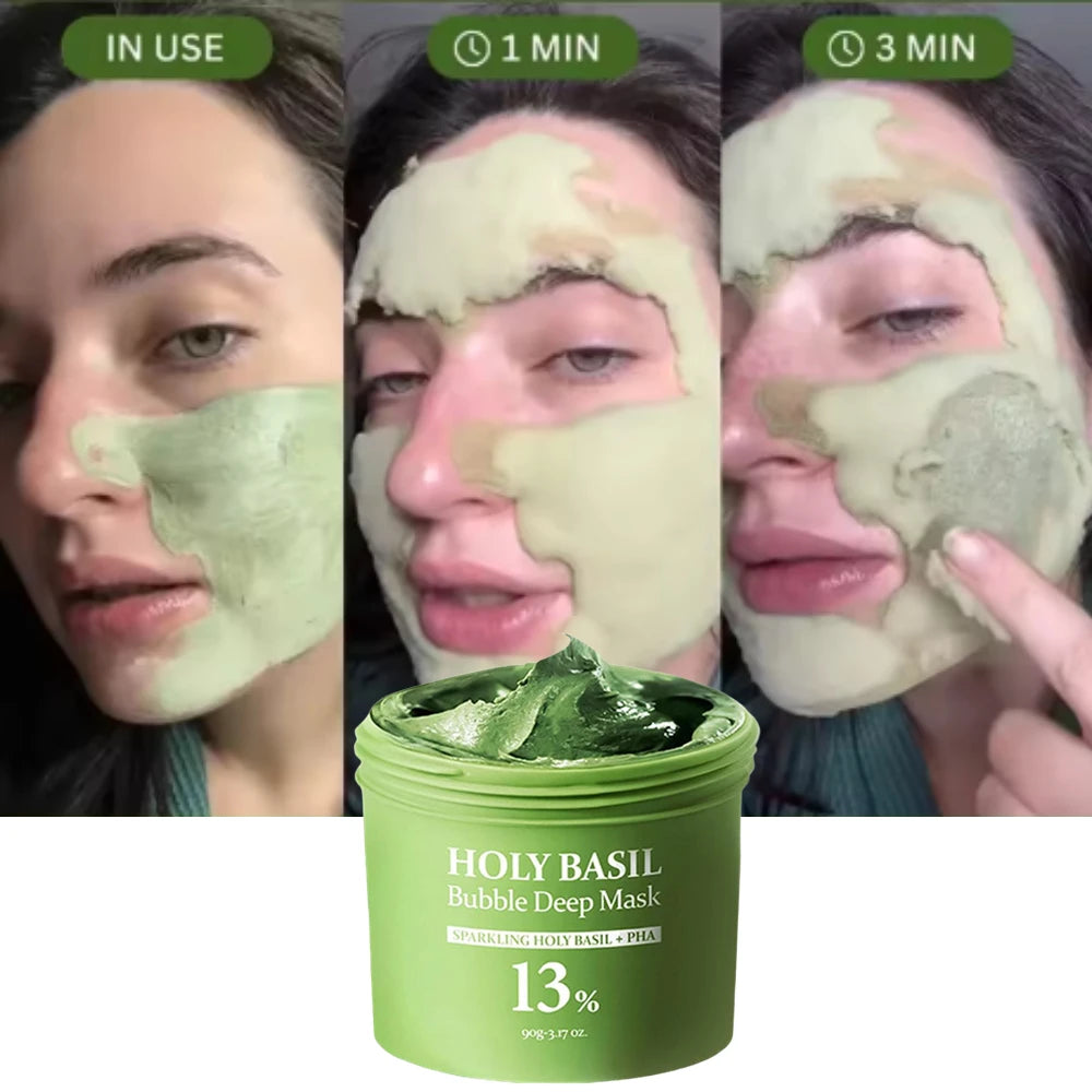 Korean Holy Basil Bubble Mask
