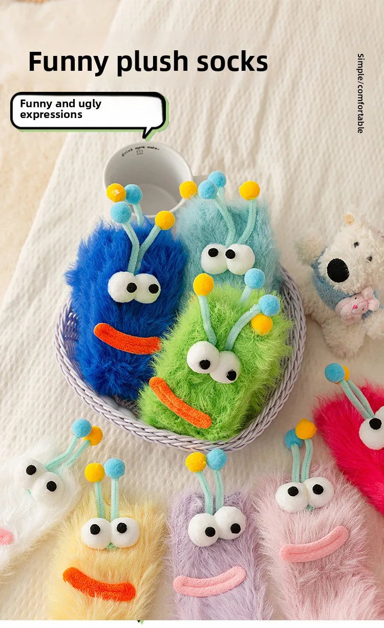 Funny Monster Socks Women