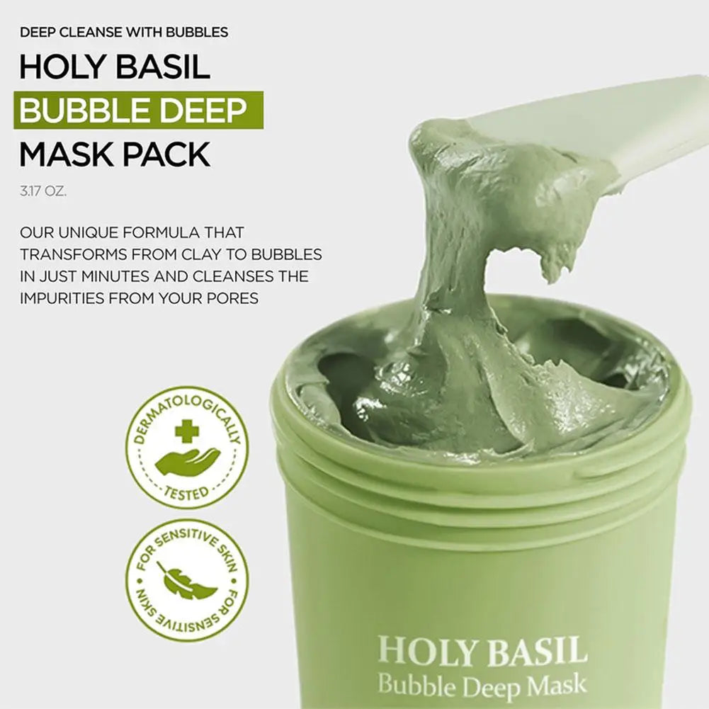 Korean Holy Basil Bubble Mask