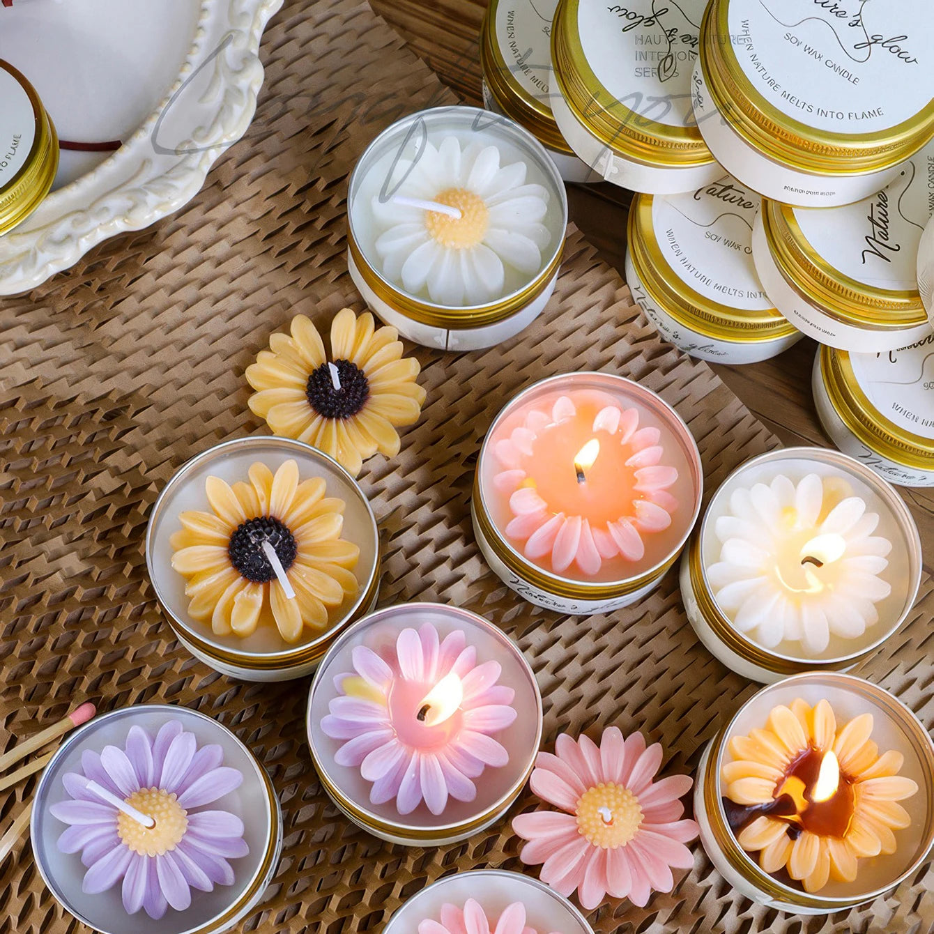Chamomile Scented Soy Wax Candle