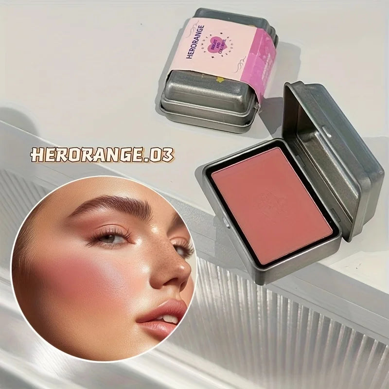 Herorange 6-Color Tinplate Blush Palette